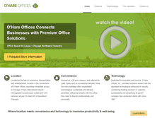 Tablet Screenshot of ohareoffices.com